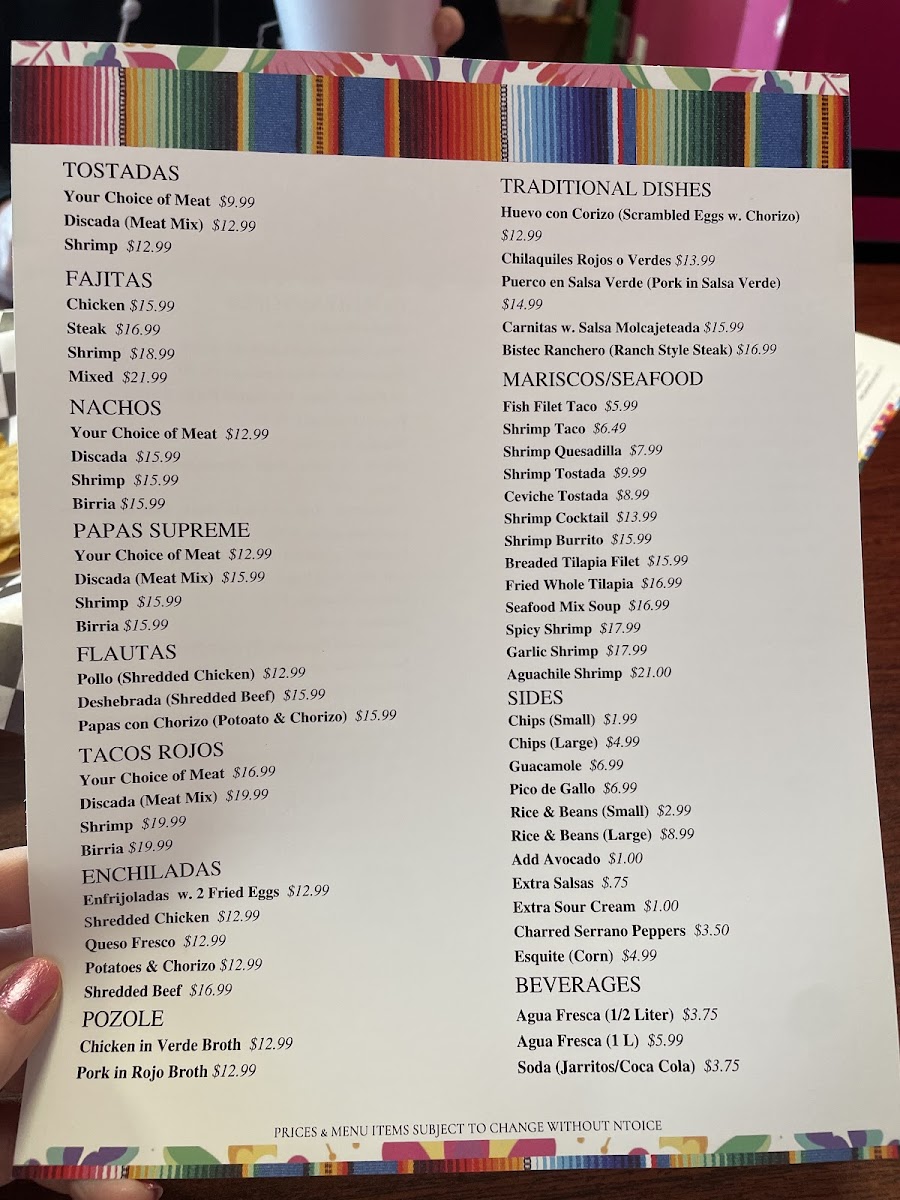 Mexico En La Sangre Menu - Image 4