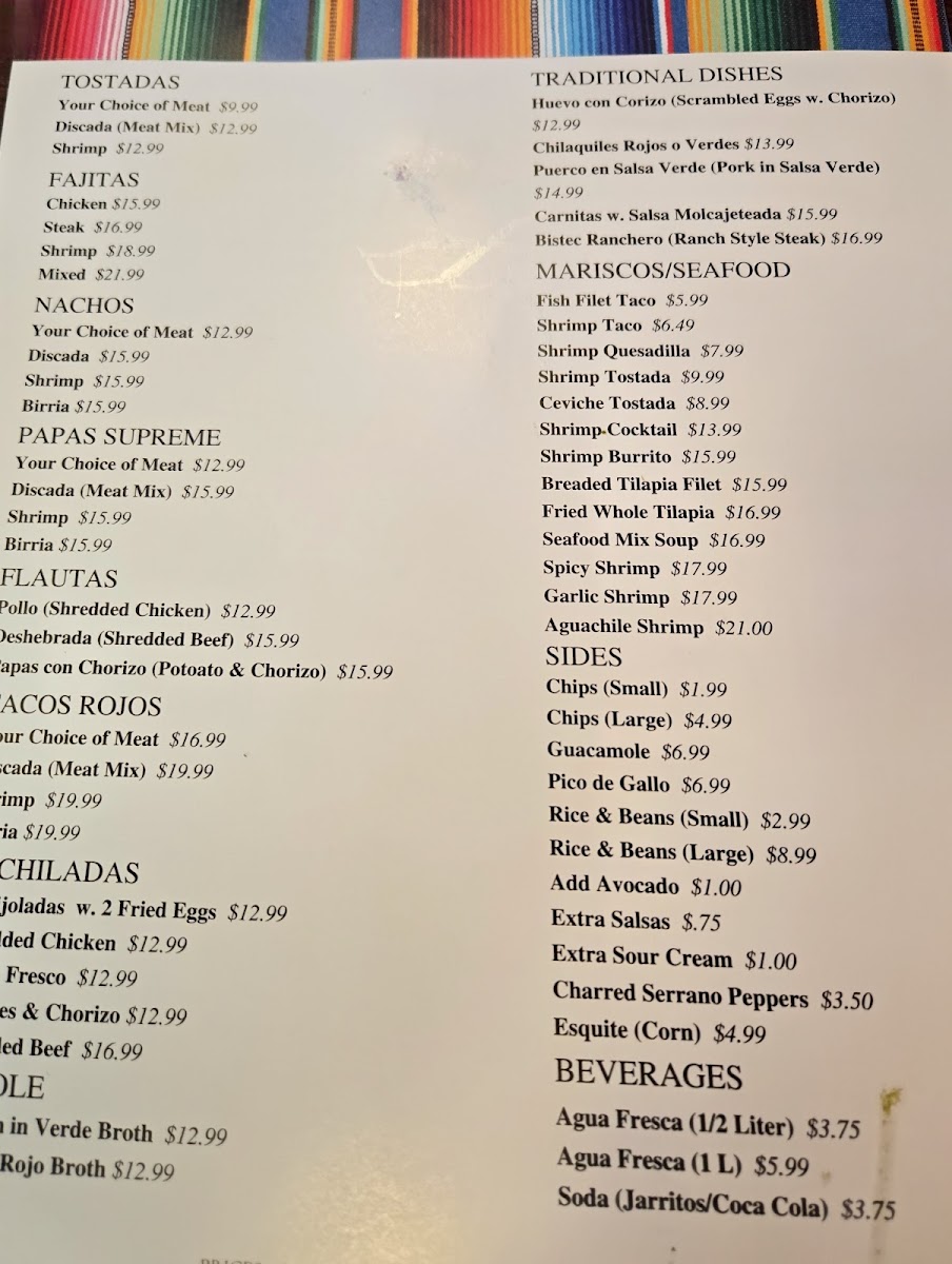 Mexico En La Sangre Menu - Image 6